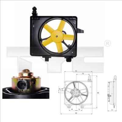 TYC Køleventilator Varenummer: 810-0031 billige