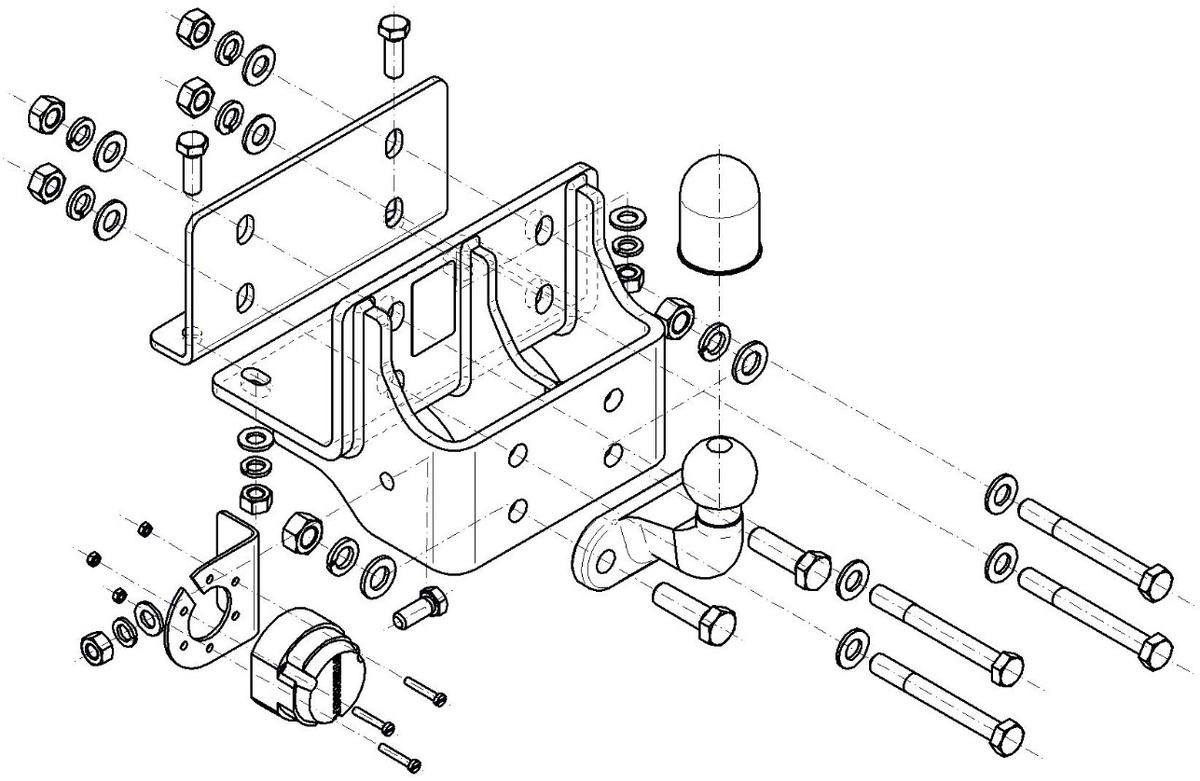 STEINHOF Trailer Hitch Article number: T-150 cheaply