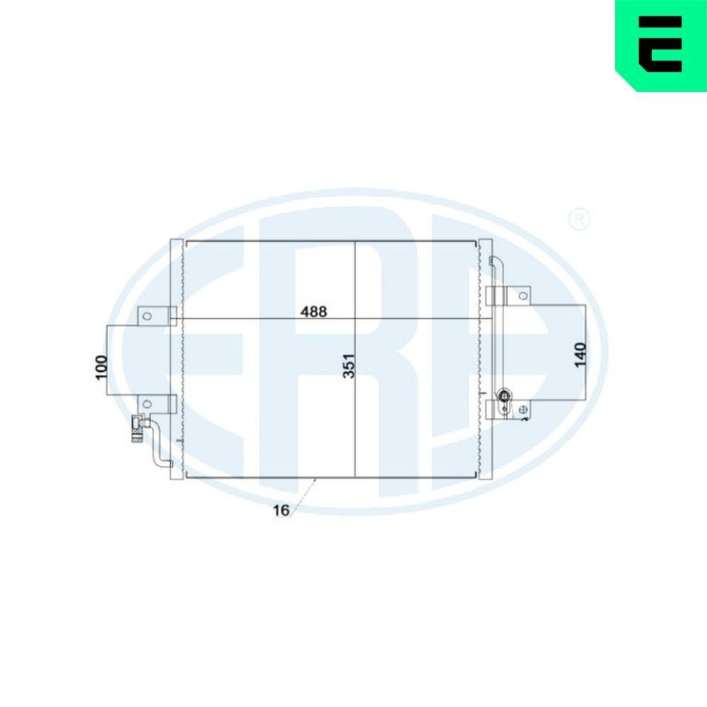 ERA Air conditioning condenser Article number: 667253 cheaply