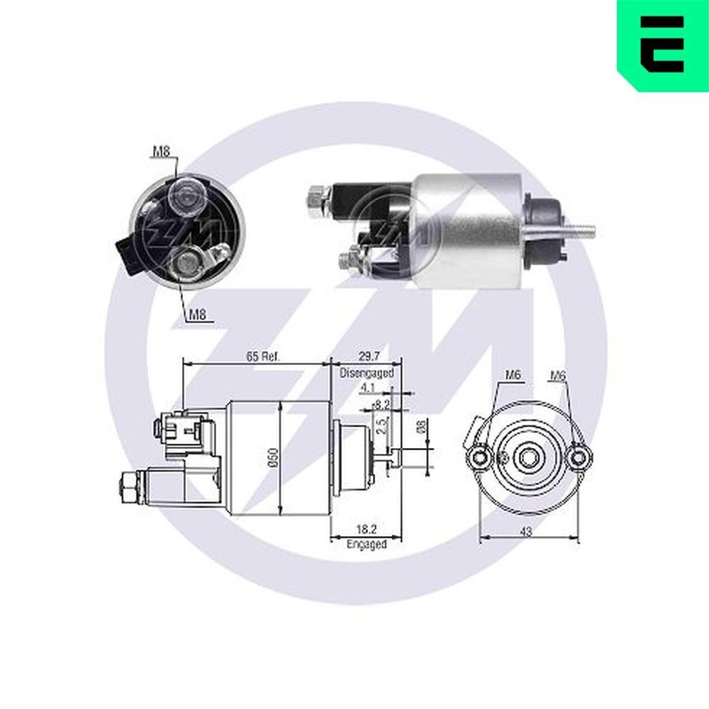 ERA Starter solenoid Article number: ZM4708 cheaply