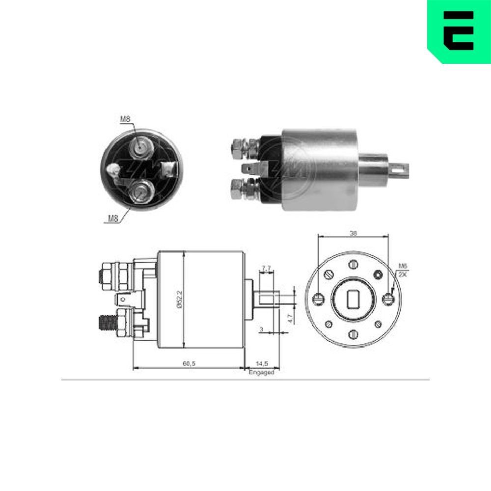 ERA Starter solenoid Article number: ZM4719 cheaply