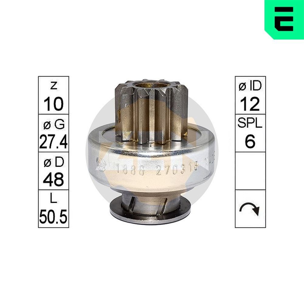 ERA ZN1886 Vabajooks, starter REXTON 2.9 TD 120 HP Diisel
