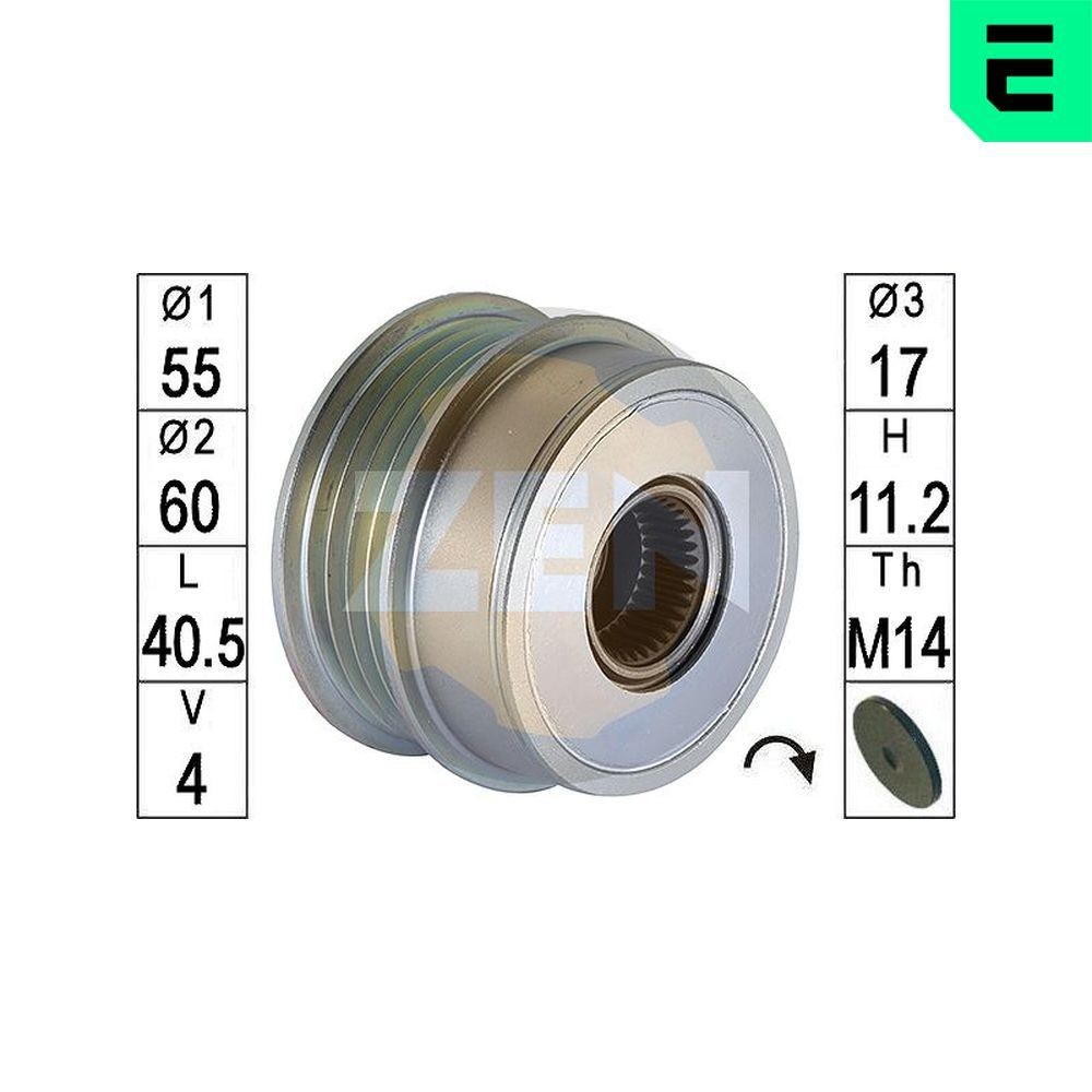 ERA Alternator Freewheel Clutch Article number: ZN5684 cheaply