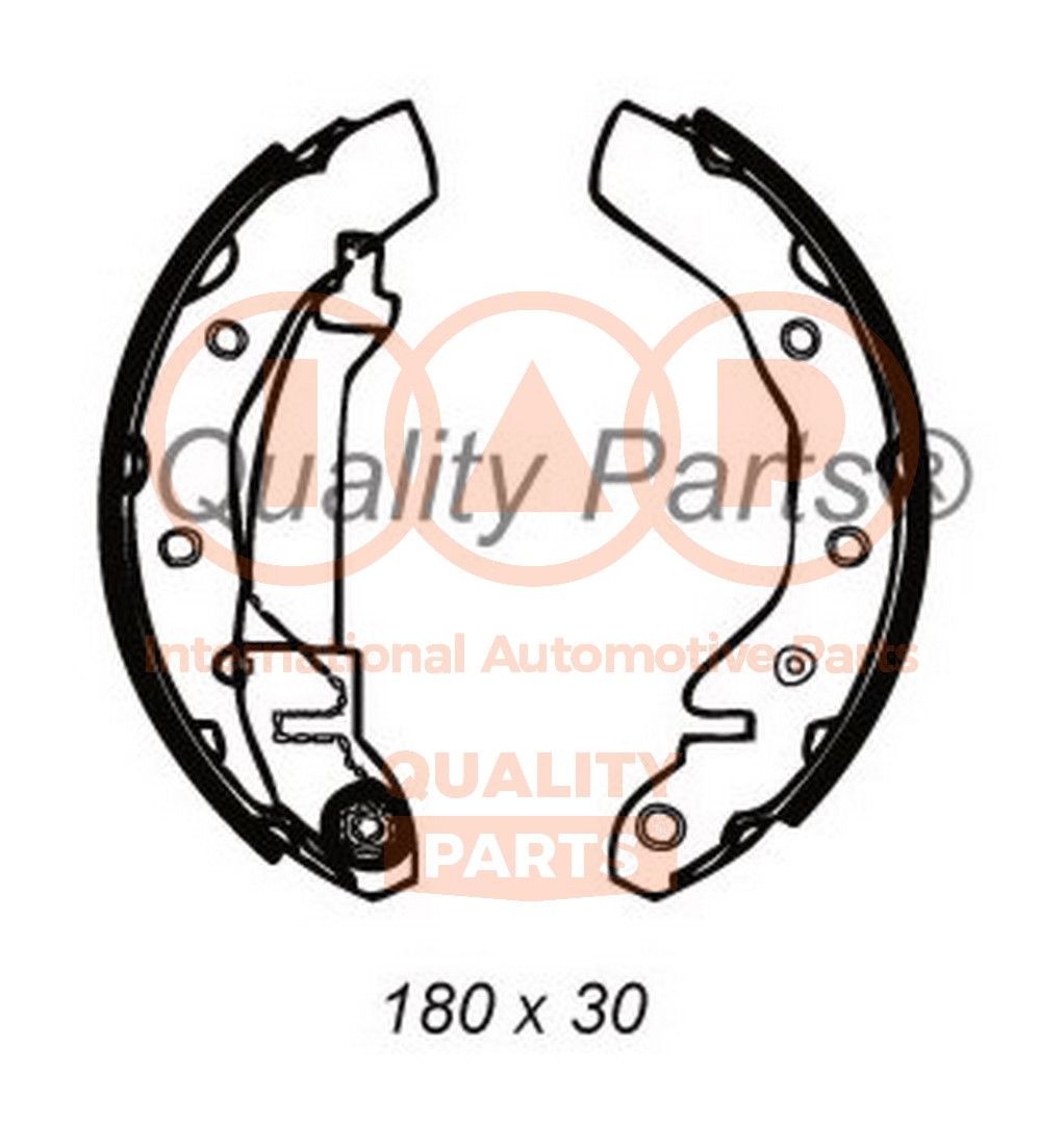 IAP QUALITY PARTS Brake Shoe Set Article number: 705-25000 cheaply