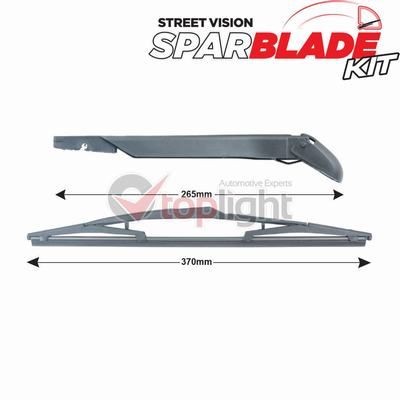 AE TOPLIGHT TRA-F2Q2 Pyyhkijänvarsisarja QUBO 1.3 D Multijet (225AXE1A, 225CXE1A, 225AXH1A, 225AXL1A,... 95 HV Diesel