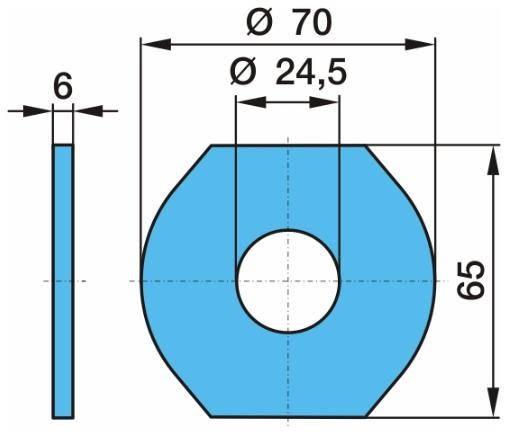 BPW Spacer Article number: 03.320.24.05.0 cheaply