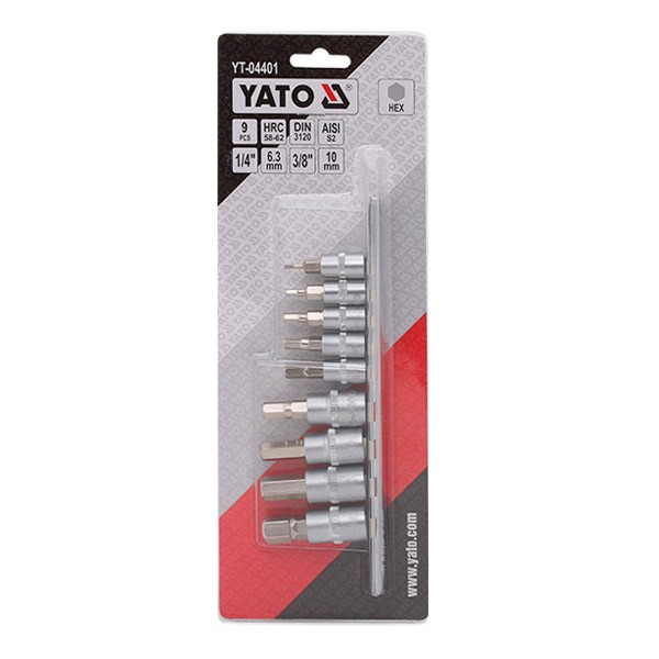 YATO Pipenøkkelsett artikkelnummer: YT-04401 billig