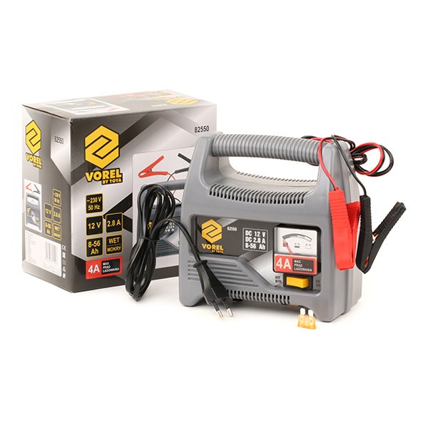 VOREL Batterilader artikkelnummer: 82550 billig