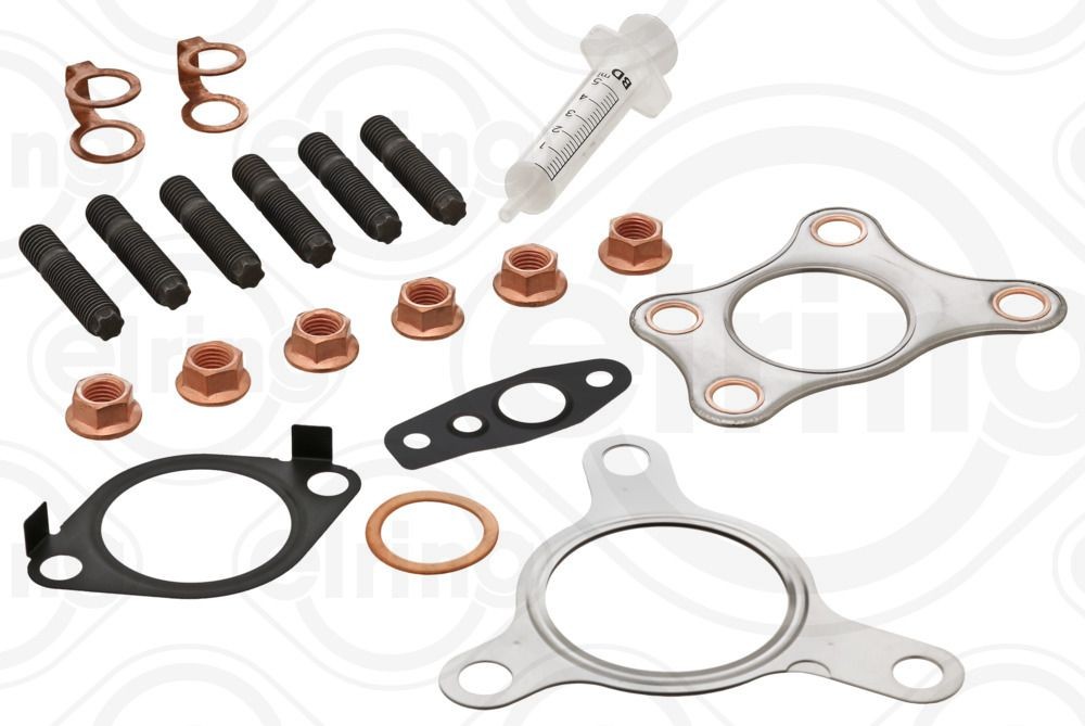 ELRING 966.440 Mounting Kit, charger NAVARA 2.5 dCi 4WD (D40TT, D40T, D40M, D40BB) 190 PS Diesel