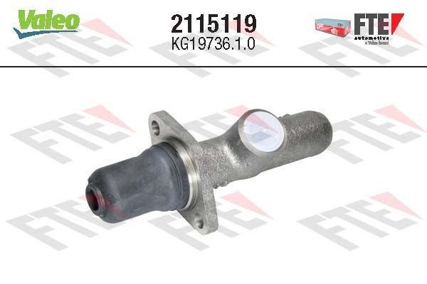 VALEO Hovedcylinder, kobling Varenummer: 2115119 billige