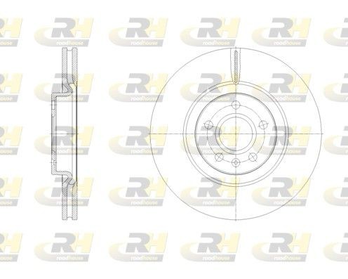 ROADHOUSE Brake disc Article number: 62129.10 cheaply