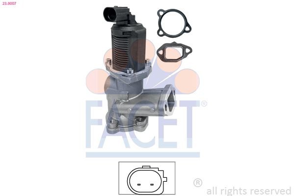 FACET EGR valve Article number: 23.0007 cheaply
