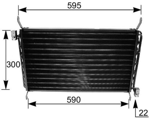MAHLE ORIGINAL Air conditioning condenser Article number: AC 161 000S cheaply