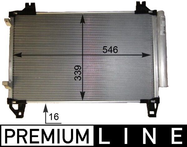 MAHLE ORIGINAL Air conditioning condenser Article number: AC 800 000P cheaply