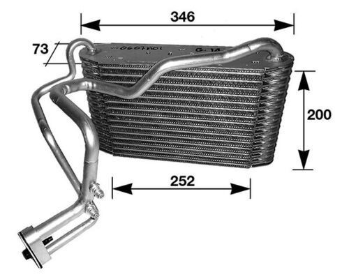 MAHLE ORIGINAL Air conditioning evaporator Article number: AE 33 000S cheaply