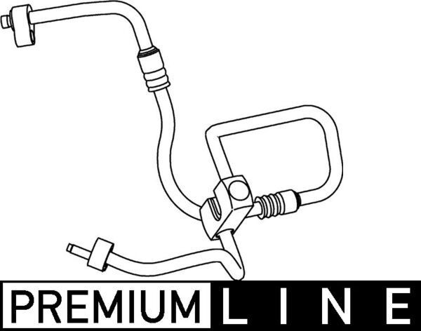 MAHLE ORIGINAL High- / Low Pressure Line, air conditioning Article number: AP 66 000P cheaply