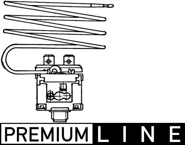 MAHLE ORIGINAL Temperature Switch, air conditioning fan Article number: ASW 46 000P cheaply