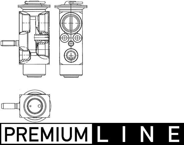 MAHLE ORIGINAL AC expansion valve Article number: AVE 114 000P cheaply