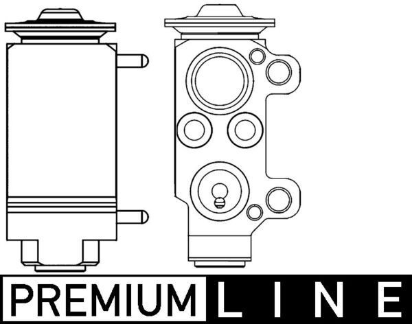 MAHLE ORIGINAL AC expansion valve Article number: AVE 56 000P cheaply