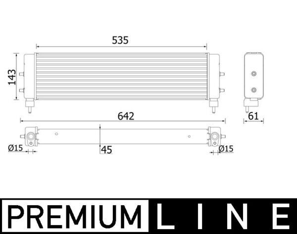 MAHLE ORIGINAL Alyvos aušintuvas, variklio alyva prekės numeris: CLC 94 000P nebrangu