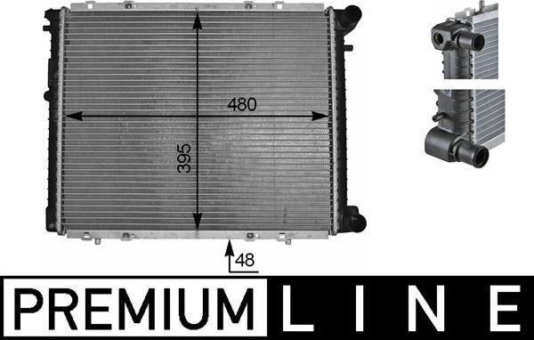 MAHLE ORIGINAL Radiaator, mootorijahutus Artikli number: CR 152 000P soodsalt