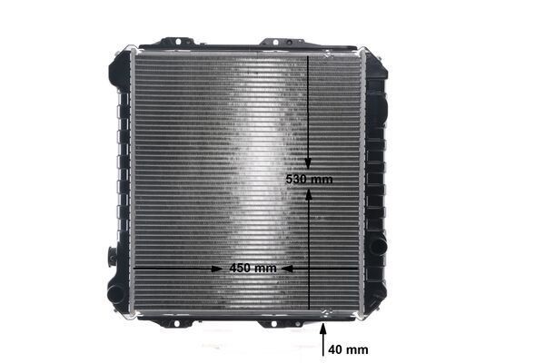 MAHLE ORIGINAL Engine radiator Article number: CR 758 001S cheaply