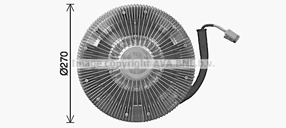 PRASCO Kobling, kølerventilator Varenummer: SCC077 billige