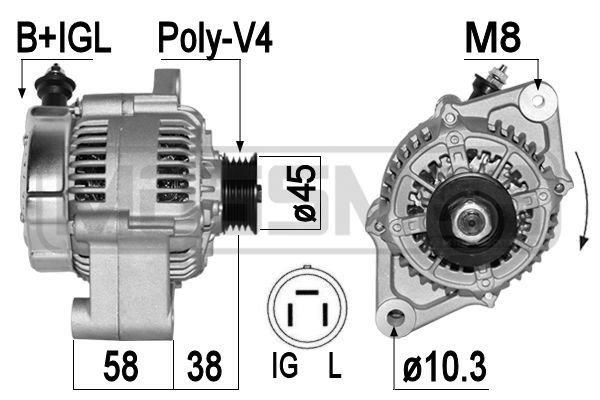 MESSMER Alternator Article number: 209342A cheaply