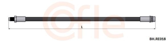 COFLE Brake hose Article number: BH.BW001 cheaply