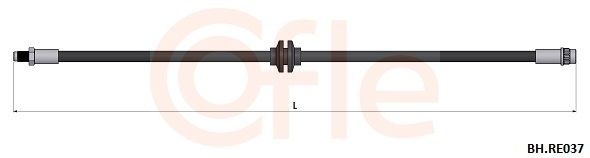 COFLE Brake hose Article number: BH.BW024 cheaply