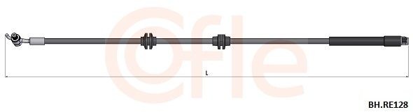 COFLE Brake hose Article number: BH.FI012 cheaply
