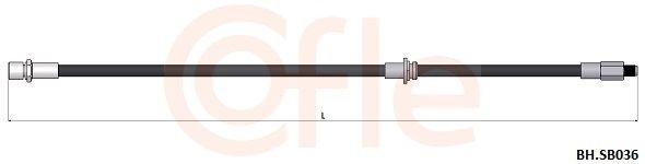 COFLE Brake hose Article number: BH.LR006 cheaply