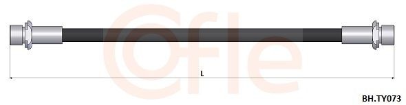 COFLE Brake hose Article number: BH.OP020 cheaply