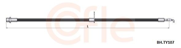 COFLE Brake hose Article number: BH.RE006 cheaply