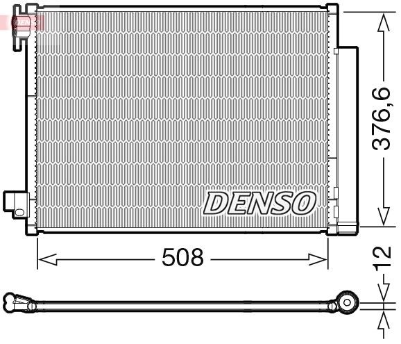DENSO Kondensaator, kliimaseade Artikli number: DCN23052 soodsalt