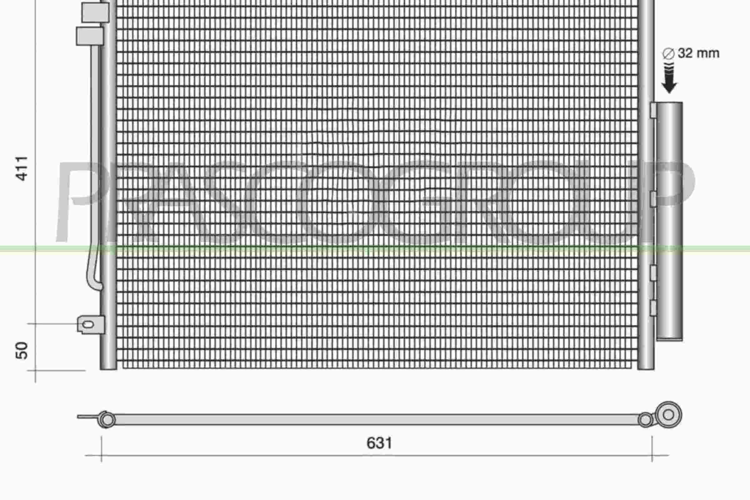 PRASCO Hladilnik polnilnega zraka številka artikla: AA090N001 poceni