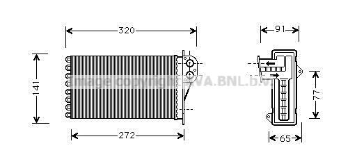 PRASCO Radiaator, mootorijahutus Artikli number: AD830R001 soodsalt