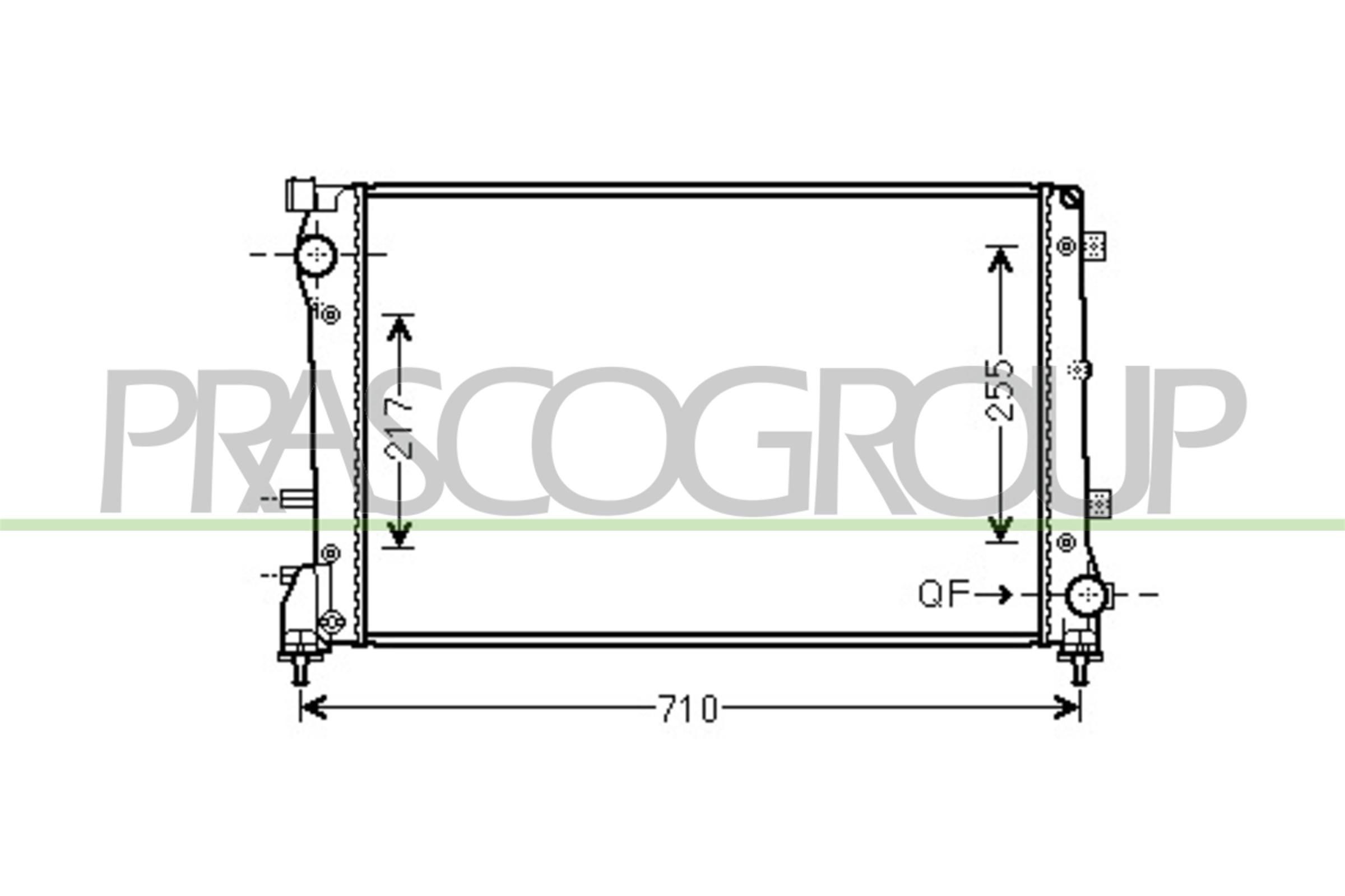 PRASCO Radiaator, mootorijahutus Artikli number: FT030R004 soodsalt