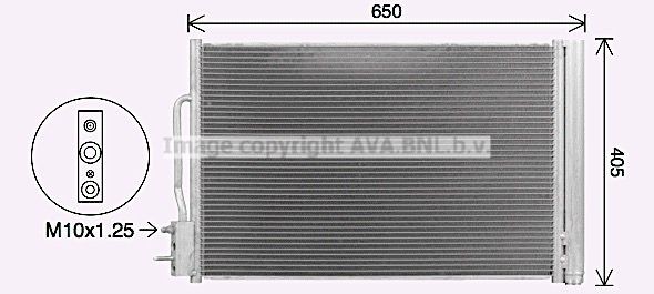 PRASCO Air conditioning condenser Article number: OL5709D cheaply
