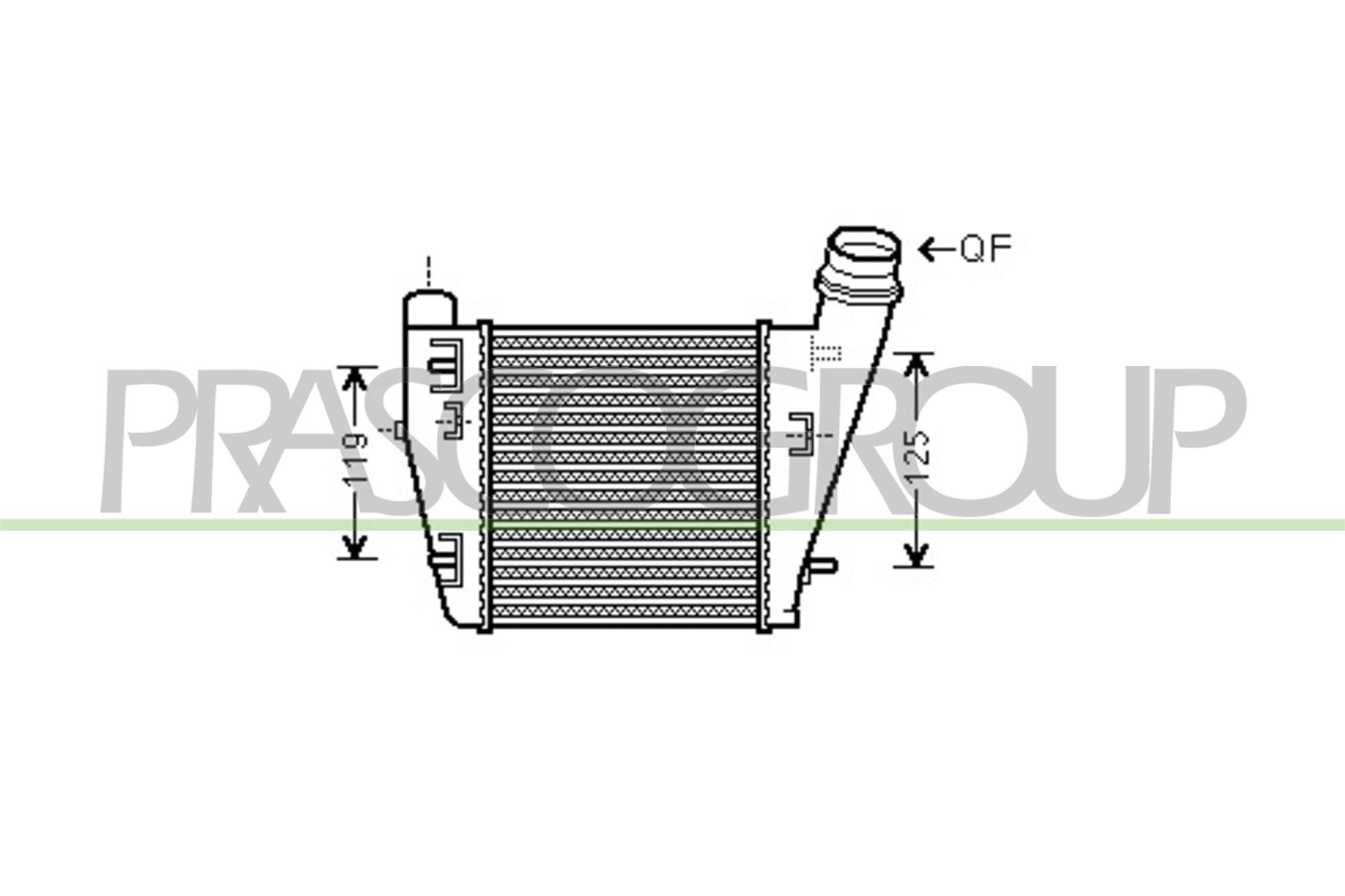 PRASCO Intercooler Article number: RN306N001 cheaply