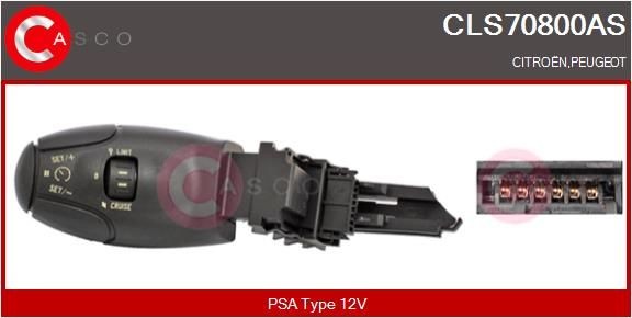 CASCO CLS70800AS Control Switch, cruise control C5 3.0 (REXFUJ) 235 PS Petrol 2008