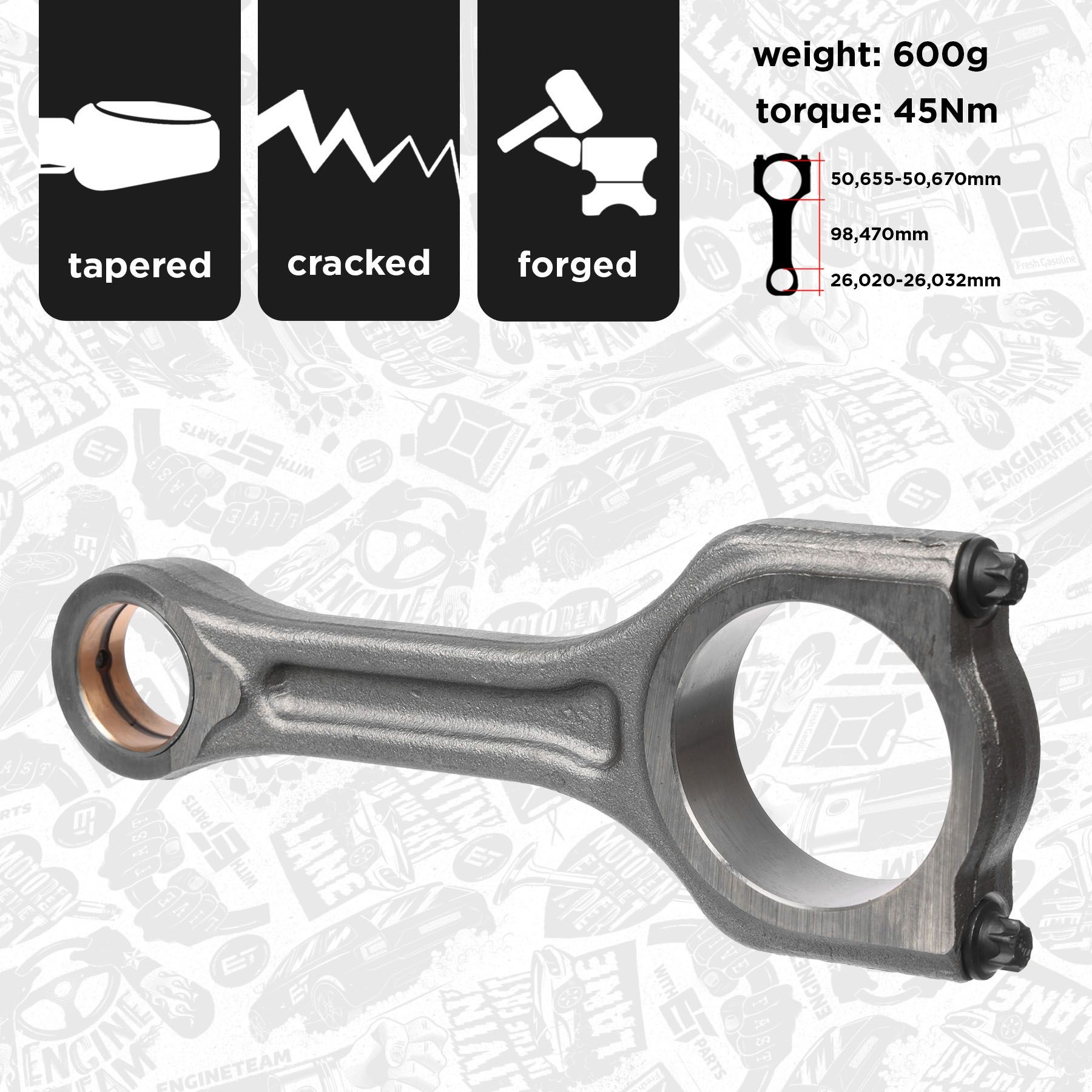 ET ENGINETEAM OM0047 Keps Hatchback 1.6 One D 90 HP Diisel 2013