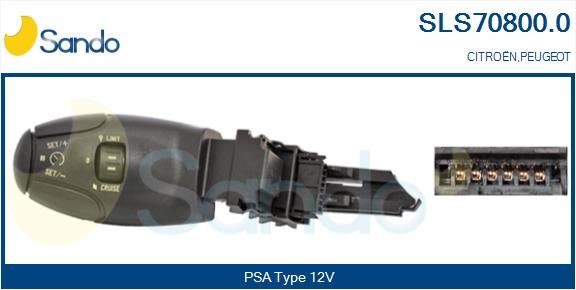 SANDO SLS70800.0 Control Switch, cruise control C5 3.0 (REXFUJ) 235 PS Petrol 2008