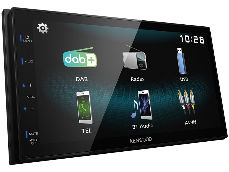 KENWOOD Multimedie radio Varenummer: DMX125DAB billige