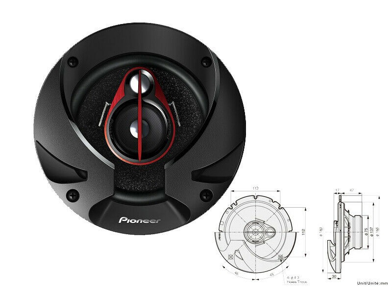 PIONEER Triaxial højttalere TS-R1750 Varenummer: TS-R1750 billige