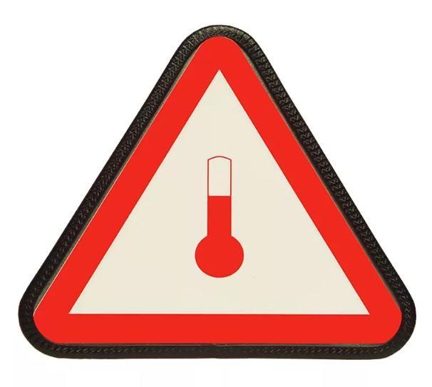 Witte plusguide Warning Sign SF Article number: 9000060 cheaply