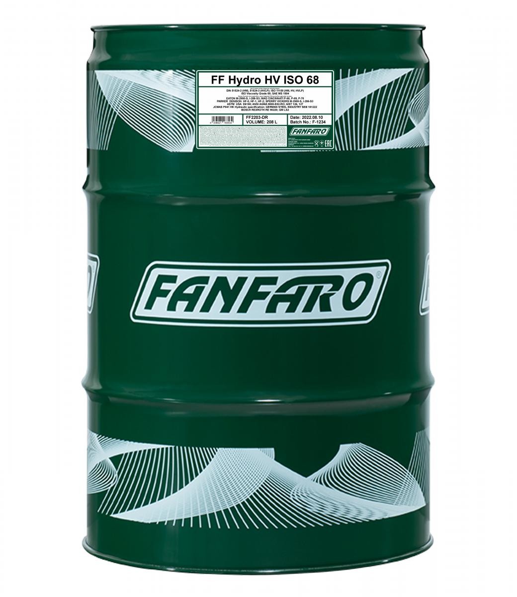 FANFARO Hydraulikolie HYDRO HV Varenummer: FF2203-DR billige