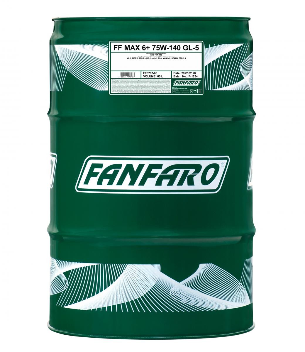 FANFARO Akselgearolie MAX 6+ Varenummer: FF8707-60 billige