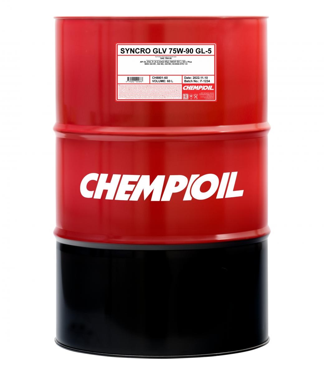 CHEMPIOIL Gearolie Syncro, GLV GL-5 Varenummer: CH8801-60 billige