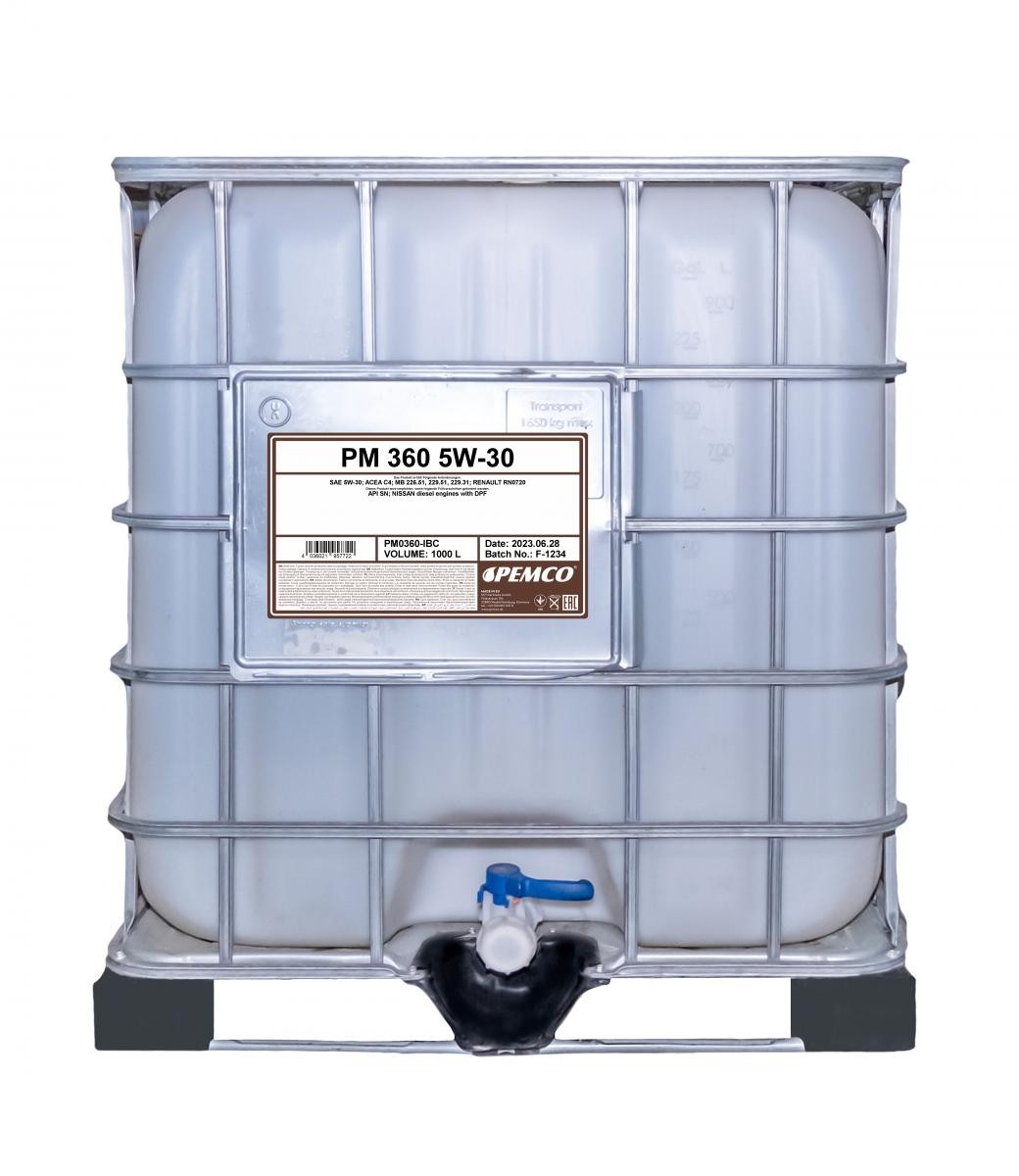 PEMCO Motorolie iDRIVE 300, iDRIVE 360 Varenummer: PM0360-IBC billige